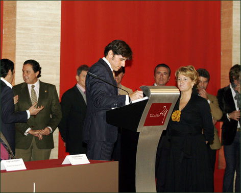 Diego Ventura apoya con su firma el manifiesto en defensa de la Fiesta
