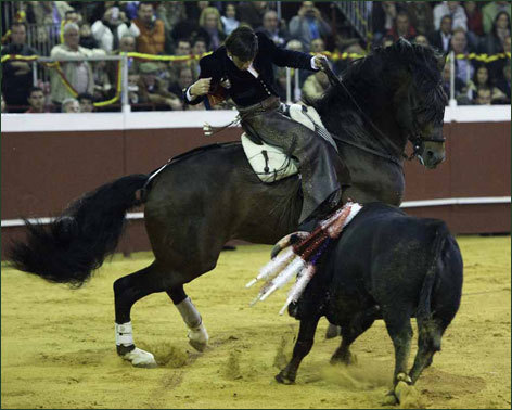 Dos orejas y rabo en el festival de Ficcar