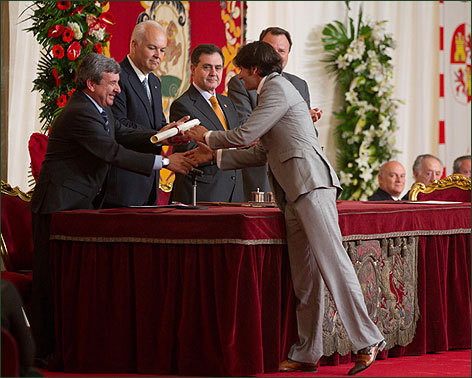 Diego Ventura, premio al Mejor Caballero Rejoneador por la Real Maestranza de Sevilla