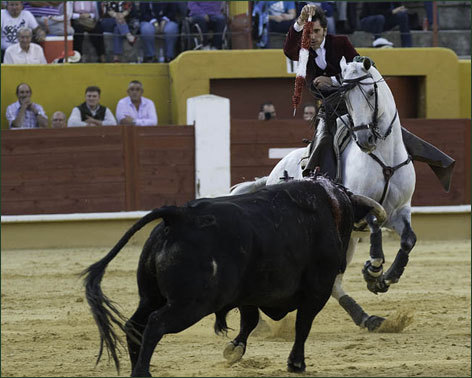 Tres orejas y puerta grande para Ventura en Ávila