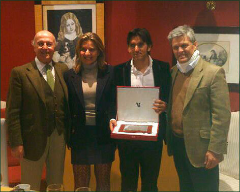 Diego Ventura recoge el premio Antares al mejor rejoneador