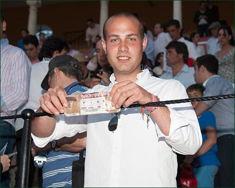 Antonio Jiménez Martínez, ganador del potro de Diego Ventura
