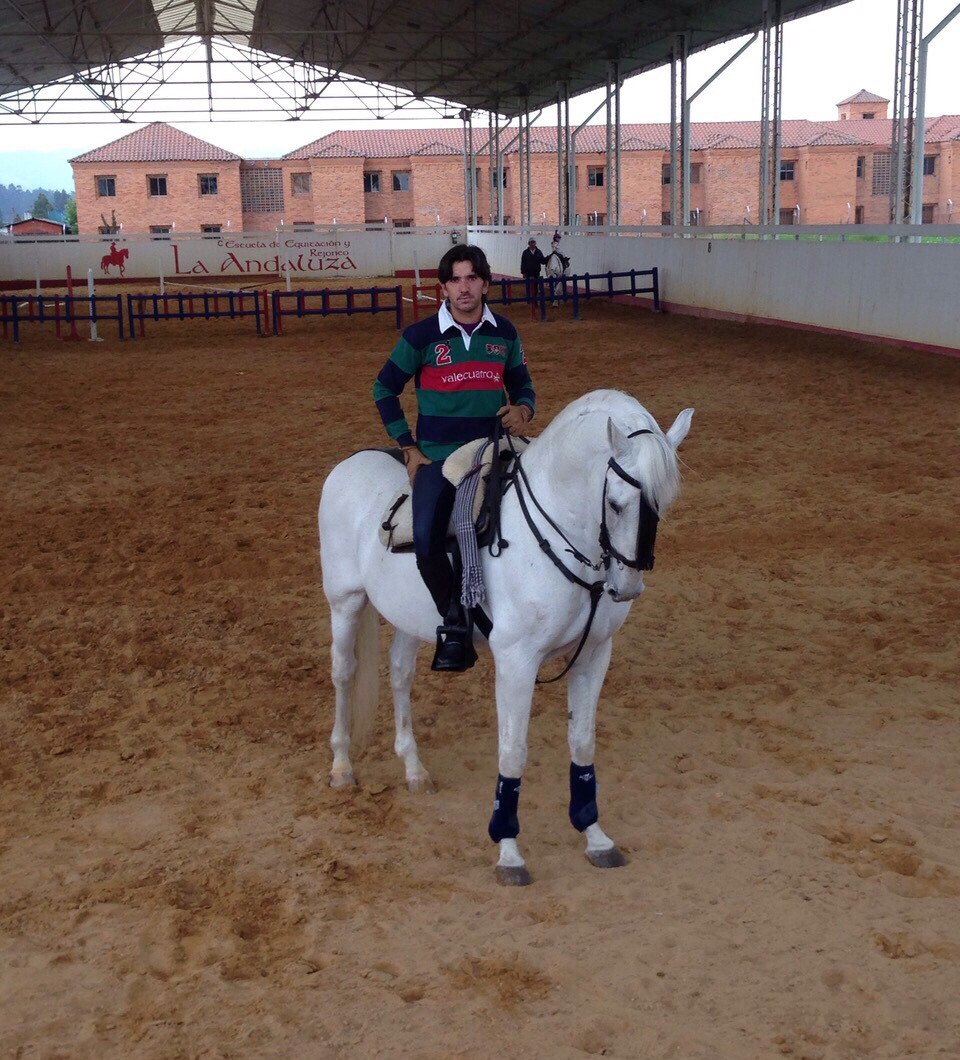 Emotivo reencuentro entre Ventura y su caballo Té