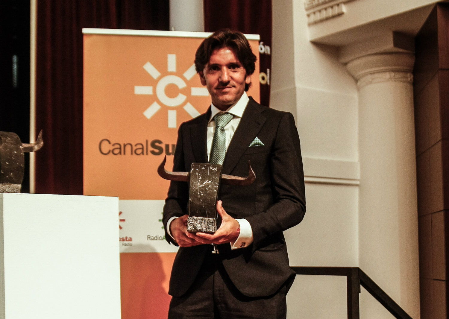 Diego Ventura recibe el Premio Carrusel Taurino