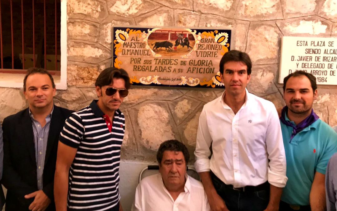 Diego Ventura arropa el homenaje de Guadalajara a Manuel Vidrié