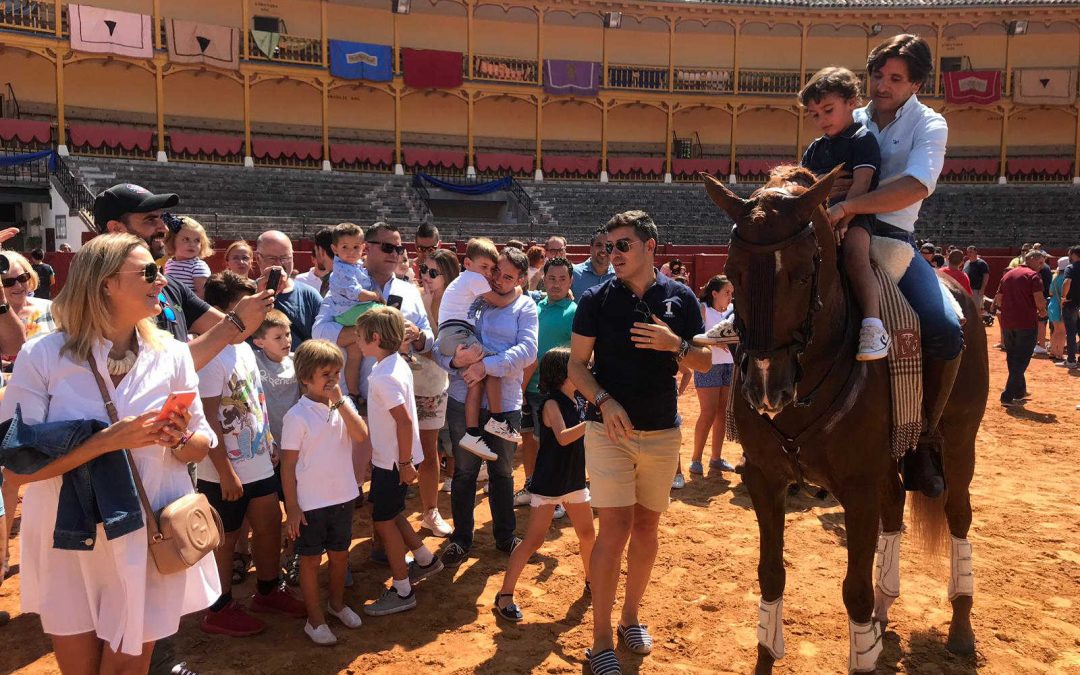 Taller de Rejoneo para niños en las vísperas de Aranjuez